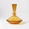 Art Deco Faceted Amber Glass Perfume Bottle, 1930s 2