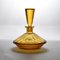 Art Deco Faceted Amber Glass Perfume Bottle, 1930s 4