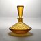 Art Deco Faceted Amber Glass Perfume Bottle, 1930s, Image 1