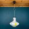 Lampe à Suspension en Verre de Murano Opalin de Stilnovo, Italie, 1950s 1