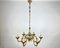 Gilt Bronze 6-Light Chandelier, France, 1960s 2