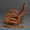 Rocking Chair Victorien en Acajou 7