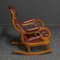 Rocking Chair Victorien en Acajou 5