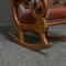 Rocking Chair Victorien en Acajou 10