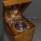 Vintage Mahagoni Windup Grammophon 8