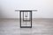 Iron Tie Desk Table with Glass Top, 1980s 6