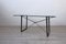Iron Tie Desk Table with Glass Top, 1980s, Image 4