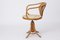 Vintage Swivel Desk Chair with Viennese Braid 2