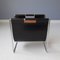 Dutch Leather Magazine Rack from Brabantia, 1970s 3