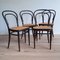 No. 214R Chairs by Michael Thonet for Thonet, 1970s, Set of 4 2
