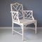 Vintage Chippendale Armchair in Faux Bamboo, 1980s 2