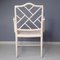 Vintage Chippendale Armchair in Faux Bamboo, 1980s, Image 4