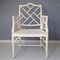 Vintage Chippendale Armchair in Faux Bamboo, 1980s 1
