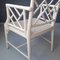 Vintage Chippendale Armchair in Faux Bamboo, 1980s 7
