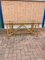 Bamboo Table with Crystal Glass Top, 1970s 14