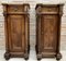 Antique Louis XVI Nightstands with Red Marble Top, 1890s, Set of 2, Image 2