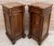 Antique Louis XVI Nightstands with Red Marble Top, 1890s, Set of 2 5