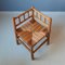 Französischer Bobbin Chair mit Geflochtenem Sitz, 1960er 3