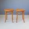 Beech and Bentwood Stools from Ligna, 1960s, Set of 2 1