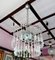 Mid-Century Italian Murano Waterfall Chandelier, Image 1