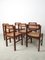 Stühle aus Nussholz und natürlichem Rattan im Stil von Pierre Jeanneret, Italien, 1970er, 6er Set 12
