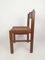 Chairs in Walnut and Natural Rattan in the Style of Pierre Jeanneret, Italy, 1970s, Set of 6 5