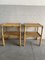 Tables de Chevet Mid-Century en Bambou et Rotin, Italie, 1970s, Set de 2 1