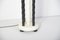 Lámpara de pie antigua en blanco y negro, años 20, Imagen 11