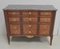 Louis XV 19th Century Transition Marquetry Chest of Drawers 1