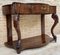 French Carved Wood Console with Drawer, 1890s 3