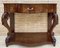 French Carved Wood Console with Drawer, 1890s 1