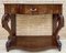 French Carved Wood Console with Drawer, 1890s, Image 1