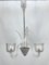 Art Deco Bullicante Murano Glass Chandelier by Ercole Barovier, Italy, 1940s 12