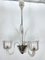 Lámpara de araña Bullicante Art Déco de cristal de Murano de Ercole Barovier, Italy, años 40, Imagen 2