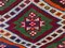 Petit Tapis Kilim Vintage en Laine, Turquie 6