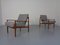 Danish Teak Easy Chairs by Grete Jalk for France & Søn / France & Daverkosen, 1960s, Set of 2 3