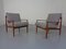 Danish Teak Easy Chairs by Grete Jalk for France & Søn / France & Daverkosen, 1960s, Set of 2 1