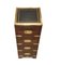 Military Campaign 3-Drawer Apothecary Brass Bound Chest with Leather Top, 1800s 2