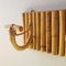 Wall Coat Rack in Rattan, 1970s, Image 2