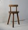 French Tripod Stools with Brutalist Backs, 1960s, Set of 2, Image 8