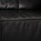 JR-8100 Two-Seater Sofa in Black Leather from Jori, Image 4