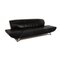 JR-8100 Two-Seater Sofa in Black Leather from Jori 3