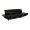 JR-8100 Two-Seater Sofa in Black Leather from Jori, Image 3