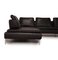 Corner Sofa in Dark Brown Leather by Willi Schillig 8
