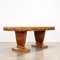 Italian Art Deco Table in Veneered Walnut 9