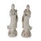 Guanyin Sculptures in Porcelain, Set of 2, Image 1