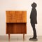 Italian Veneered Flap Cabinet in Exotic Woods, 1950s 2