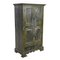 Wooden Cabinet with Green and Blue Patina 3