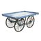 Wooden Cart with Blue Patina 2