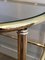 Rounded Sofa Tables in Brass and Chrome, 1970s, Set of 2 8